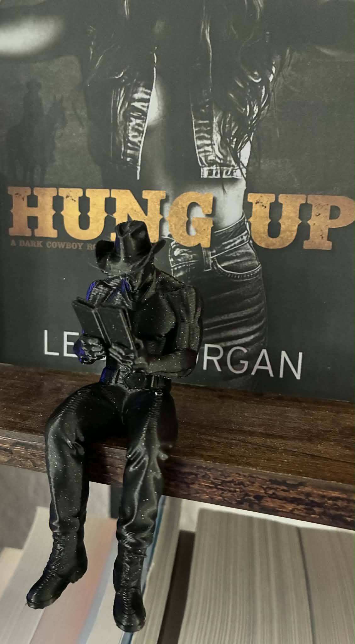 Sitting Cowboy reader