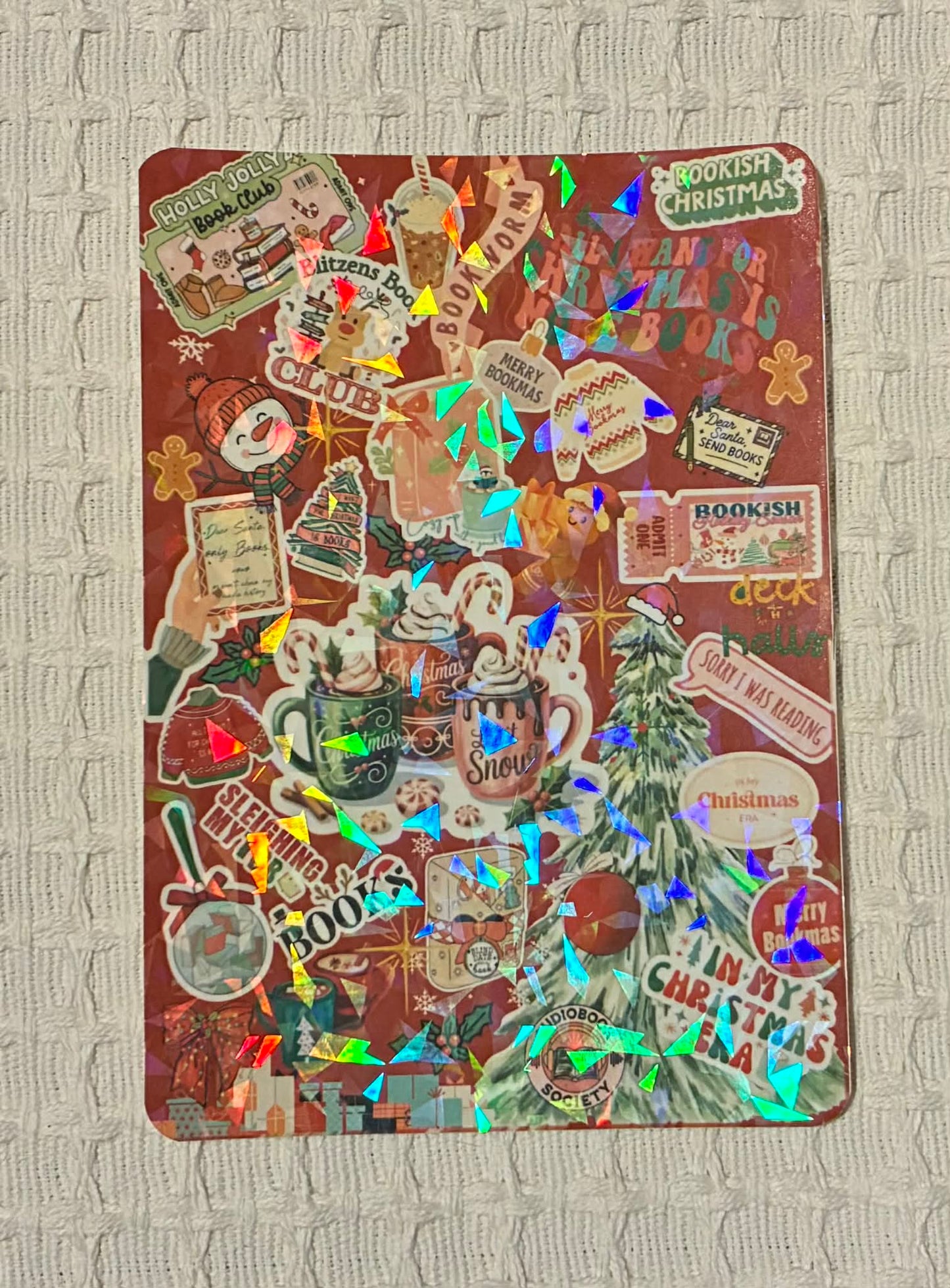 Christmas Era insert in red