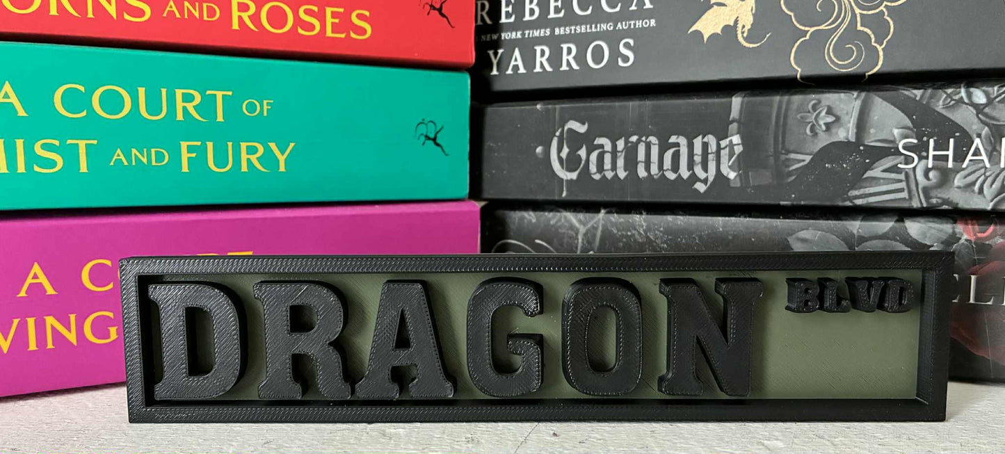 Dragon Street Sign