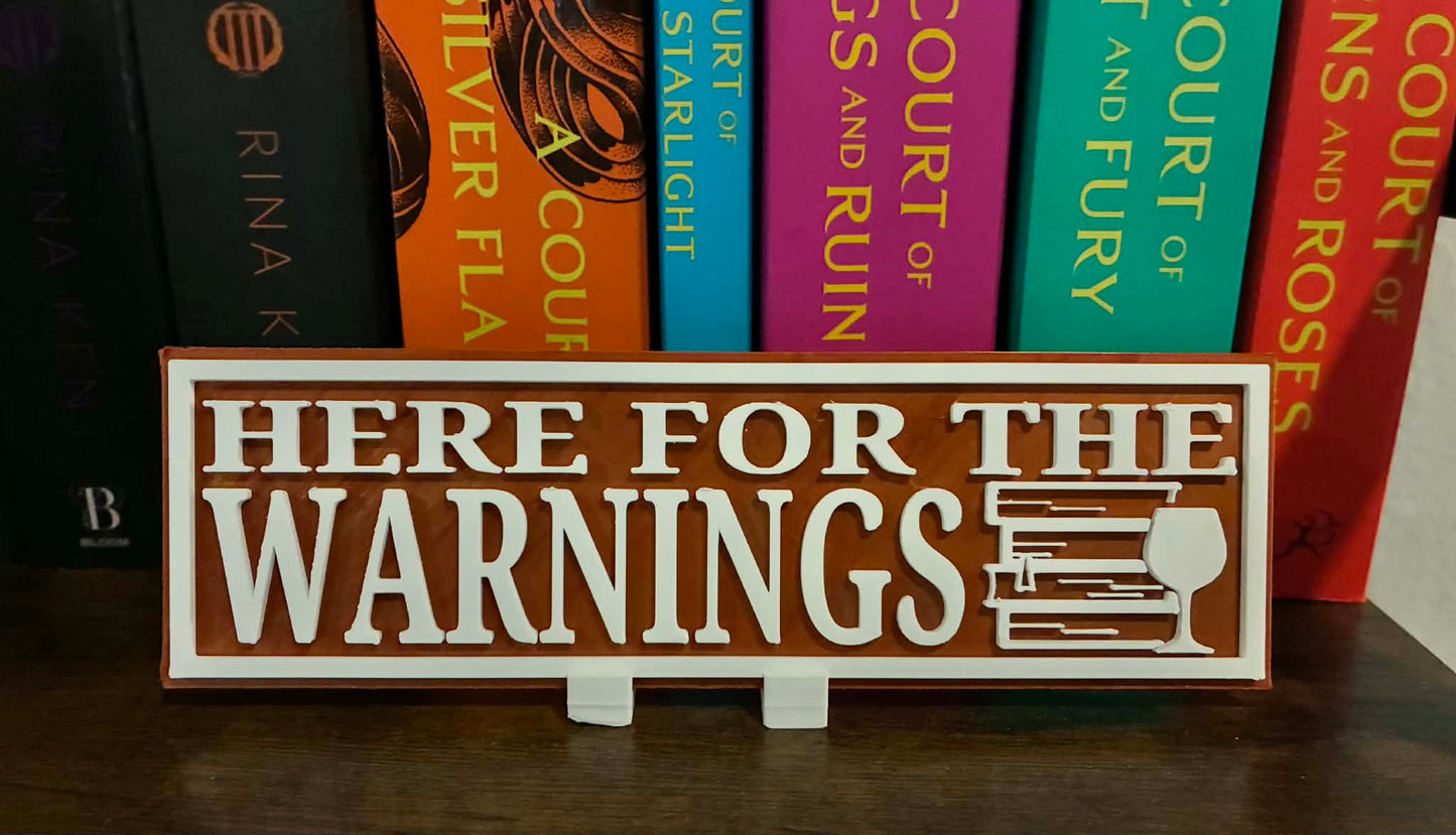 Here for the warnings plate