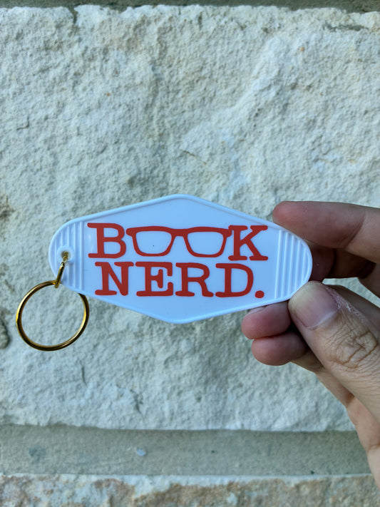 Book Nerd Keychain