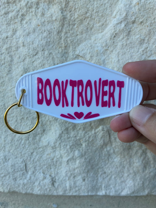 Booktrovert Keychain