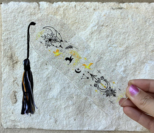 Moon and dragon Bookmark