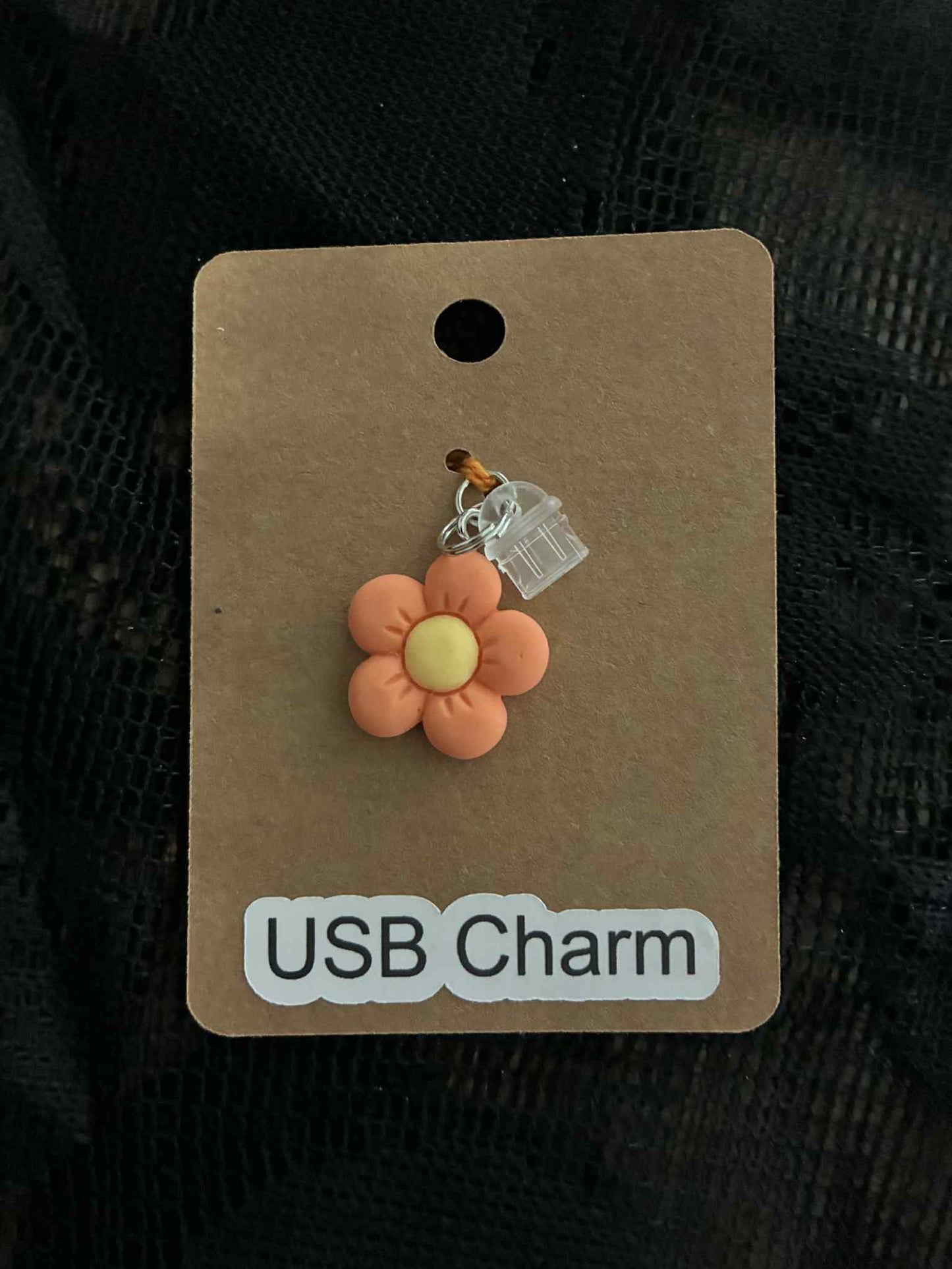 Orange Flower Dust Charm