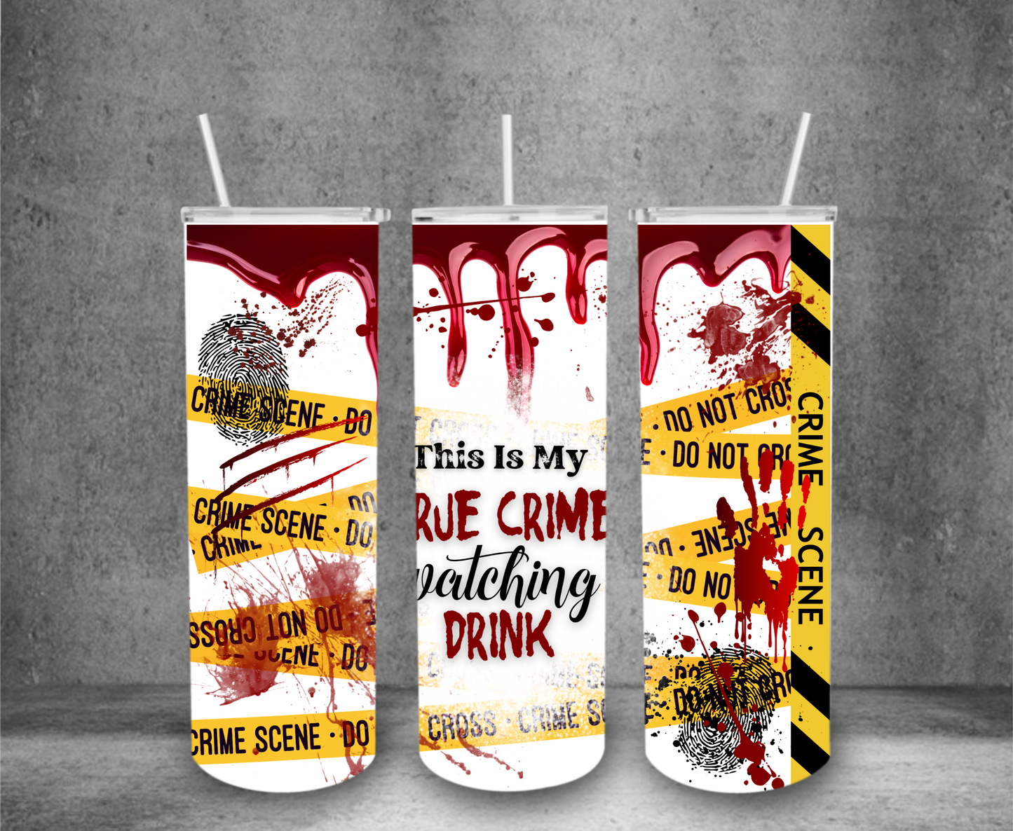 True Crime Watching Drink Tumbler