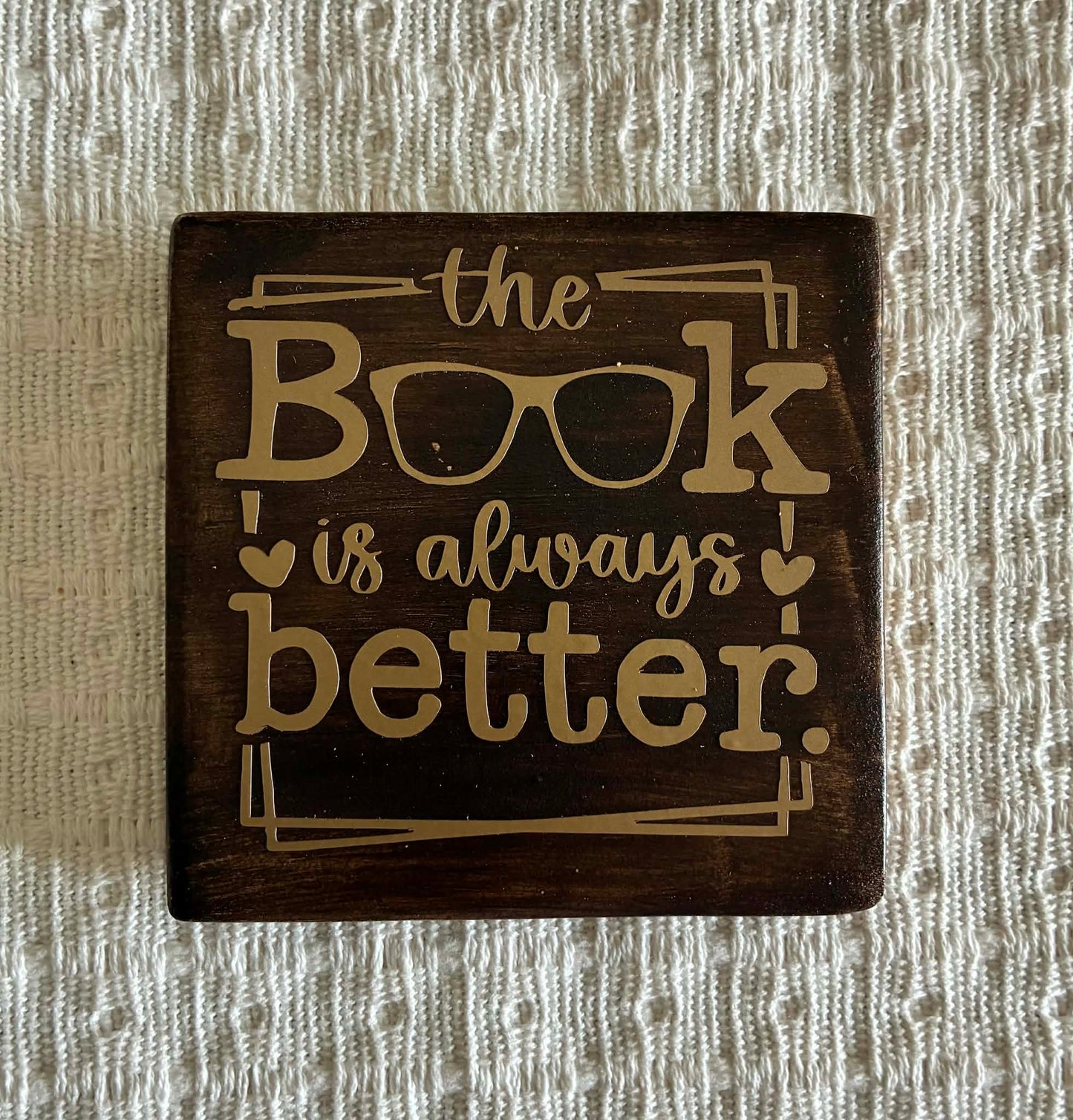 Book is always better Coaster