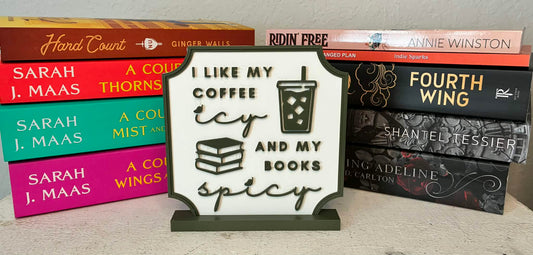 Coffee Icy and Books Spicy Book Nook