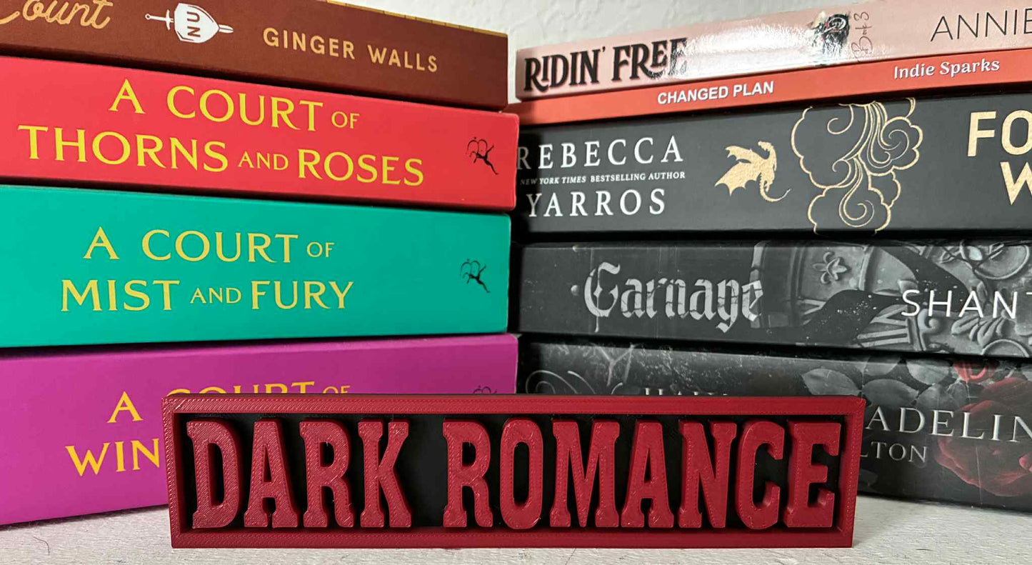 Dark Romance Street Sign