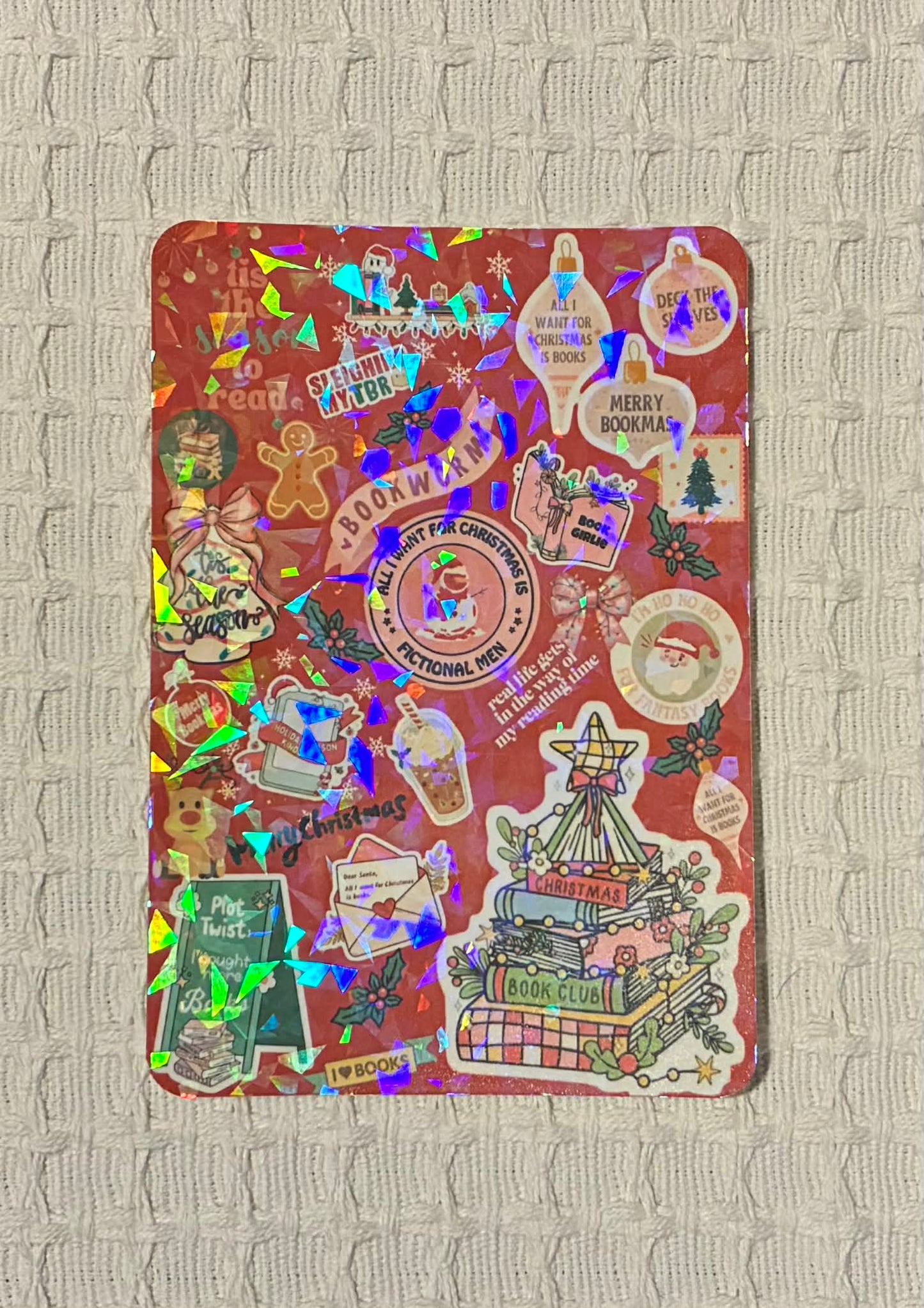 Bookworm insert in red