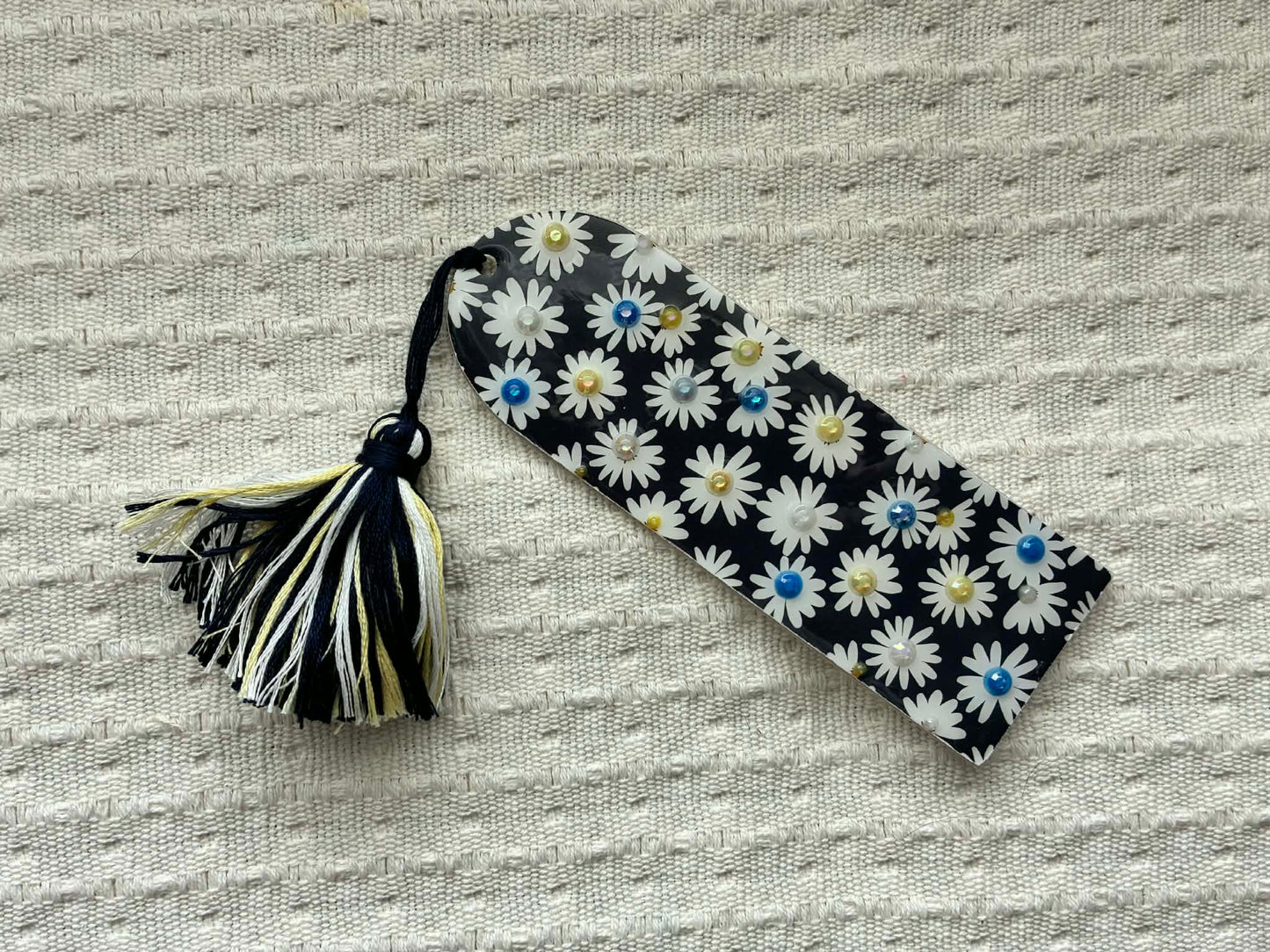 Blue Flower Power Bookmark