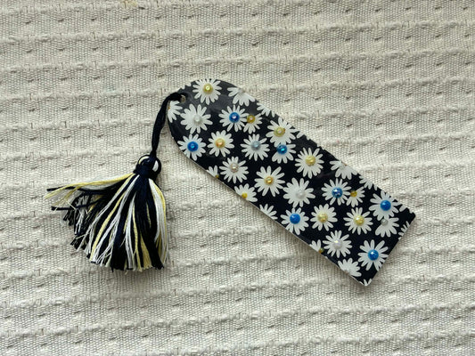 Blue Flower Power Bookmark