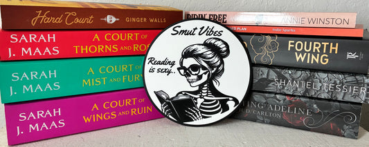 Reading is sexy bookshelf sign