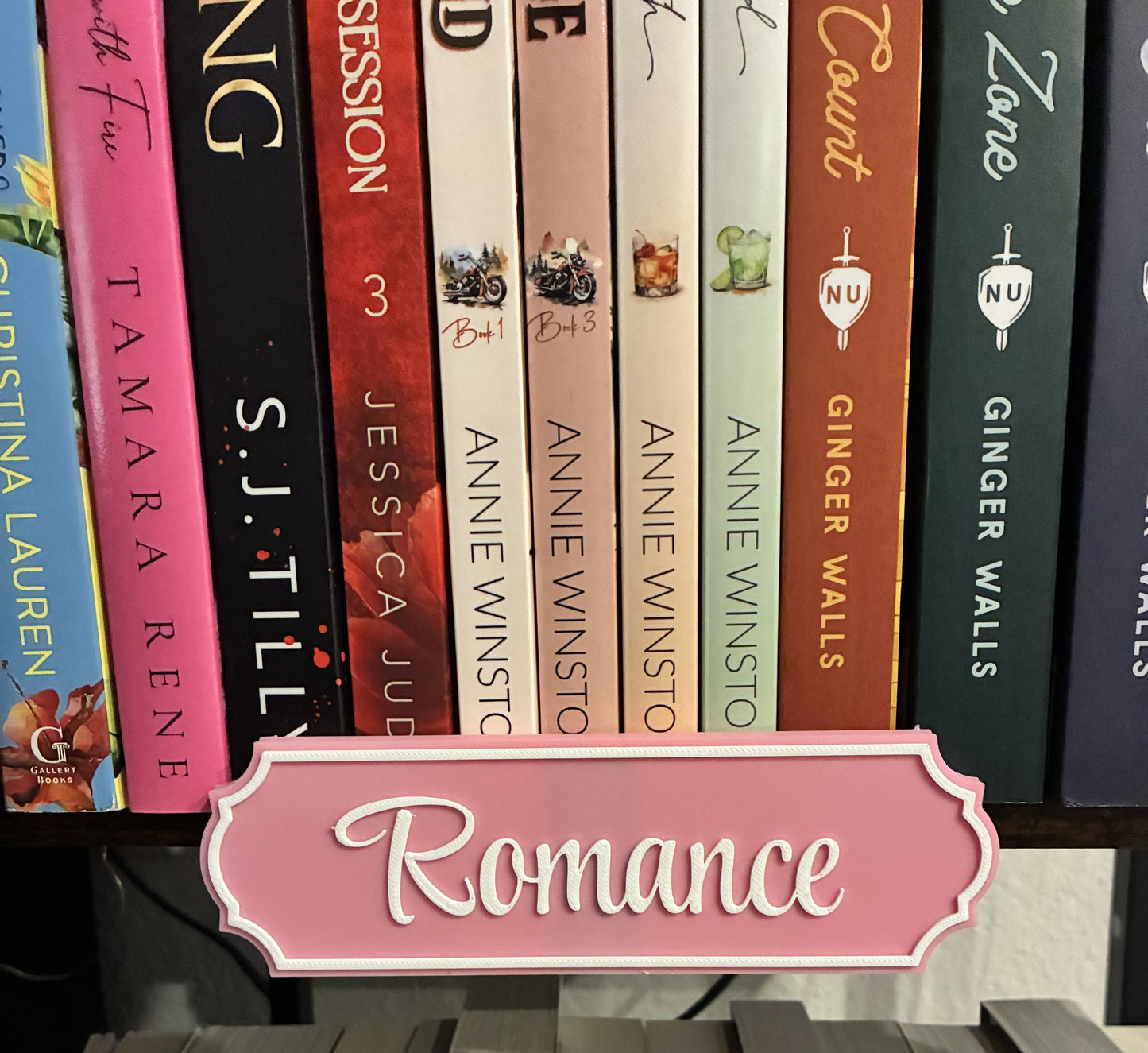 Book Genre sign