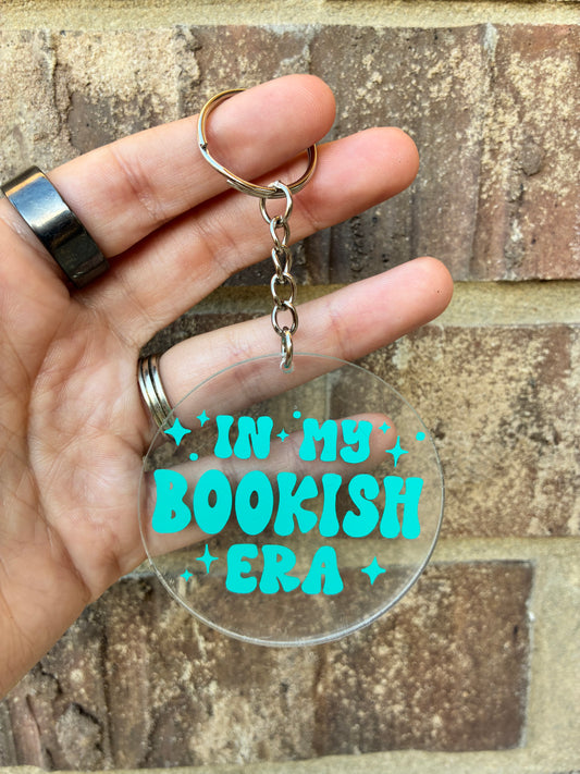 In my bookish era Keychain