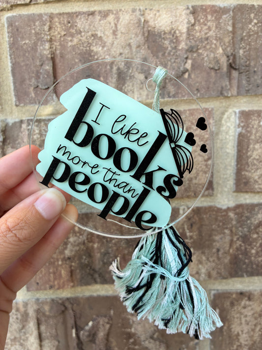 I like books more than people Bookmark