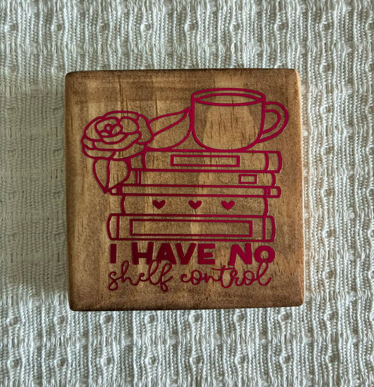 No Shelf Control Coaster in pink