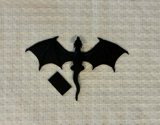 Dragon bookshelf insert