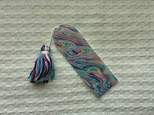 Purple Tie Dye Bookmark